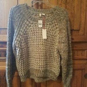 Anthropologie Moth Cable Italian Pullover Sweater
